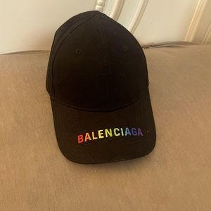 Black rainbow Balenciaga  hat